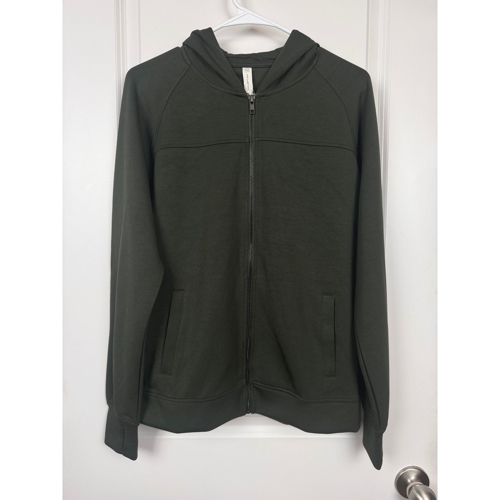 We Wander Performaluxe Full Zip Hoodie Dark Green Medium New With Tags